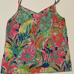 Lily Pulitzer silk tank Size S